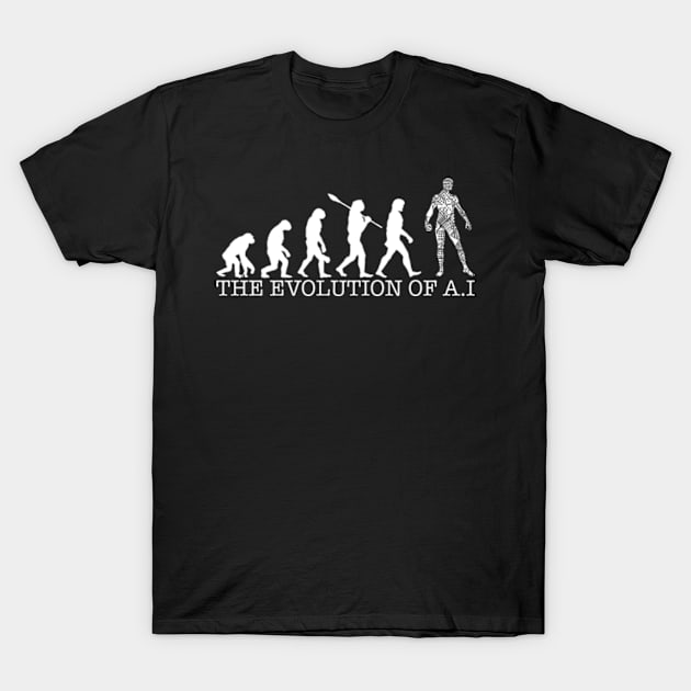 The Evolution Of Ai T-Shirt by Worldengine